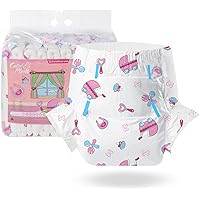 ABDL ライスは固め好き。さん専用 2パック 合計20枚 Amazon.com: Aimisin Adult Printed Diapers,Medium-The Alpaca Couple